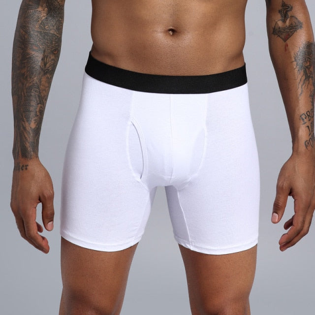 Panties Men Boxers Long Underwear Cotton Man Plus Size Shorts Boxer Breathable Shorts Mens Boxers Underpants Hombres Boxeador