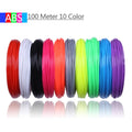 Use For 3D Printing Pen 200 Meters 20 Colors 1.75MM ABS Filament Threads Plastic 3 d Printer Materials For Kid Drawing Toys