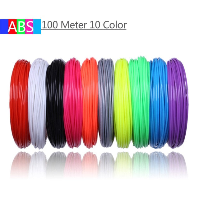 Use For 3D Printing Pen 200 Meters 20 Colors 1.75MM ABS Filament Threads Plastic 3 d Printer Materials For Kid Drawing Toys