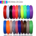 Use For 3D Printing Pen 200 Meters 20 Colors 1.75MM ABS Filament Threads Plastic 3 d Printer Materials For Kid Drawing Toys