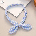 Women Sweet Hair Bands Print Headbands Retro Hair Accessories Cross Turban Bandage Bandanas Hairband Headwrap Summer Headwear