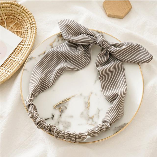 Women Sweet Hair Bands Print Headbands Retro Hair Accessories Cross Turban Bandage Bandanas Hairband Headwrap Summer Headwear