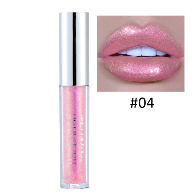 Glitter Liquid Lipstick Lip Plumper Gloss Crystal Glow Laser Holographic Lipsticks Mermaid Pigment Shiny Lipgloss Tube Makeup
