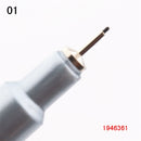 Waterproof Ink Black Micron Neelde Drawing Pen Pigment Fine Line Sketch Markers Pen For Writing Hand-Paint anime Art Supplies
