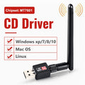 USB WiFi Adapter Antena Wi-Fi Adapter WiFi Dongle Network Card Antenna Wireless Wi-Fi Receiver for PC Free Wi Fi MT7601 8188GU