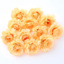 10pcs/lot Artificial Flowers 5CM Silk Rose Head For Wedding Party Home Garden Decorations DIY Craft  Wreath Christmas Flower