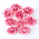 10pcs/lot Artificial Flowers 5CM Silk Rose Head For Wedding Party Home Garden Decorations DIY Craft  Wreath Christmas Flower