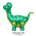1pc Large 4D Dinosaur Foil Balloons Green Dinosaur Standing Dragon Birthday Party Decorations Kids Supplies Boy Toys Air Globos