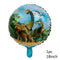 1pc Large 4D Dinosaur Foil Balloons Green Dinosaur Standing Dragon Birthday Party Decorations Kids Supplies Boy Toys Air Globos