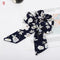 Women Streamers Scrunchies Polka Dot Floral Print Elastic Bow Hair Rope Girl Hair Ties Korean Sweet Hair Accessories Headwear