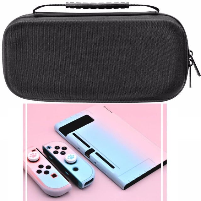 Storage Bag for Nintend Switch Nintendos Switch Console Handheld Carrying Case 19 Game Card Holders Pouch For Nintendoswitch