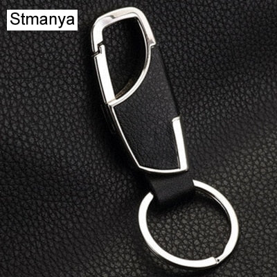 Fashion Leather key Chain New Men Women Metal Waist Hanging KeyChain Best Gift Key Ring jewelry