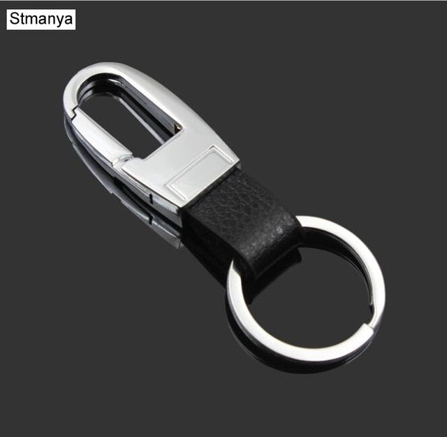 Fashion Leather key Chain New Men Women Metal Waist Hanging KeyChain Best Gift Key Ring jewelry