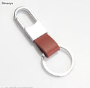 Fashion Leather key Chain New Men Women Metal Waist Hanging KeyChain Best Gift Key Ring jewelry