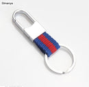 Fashion Leather key Chain New Men Women Metal Waist Hanging KeyChain Best Gift Key Ring jewelry