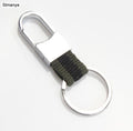 Fashion Leather key Chain New Men Women Metal Waist Hanging KeyChain Best Gift Key Ring jewelry