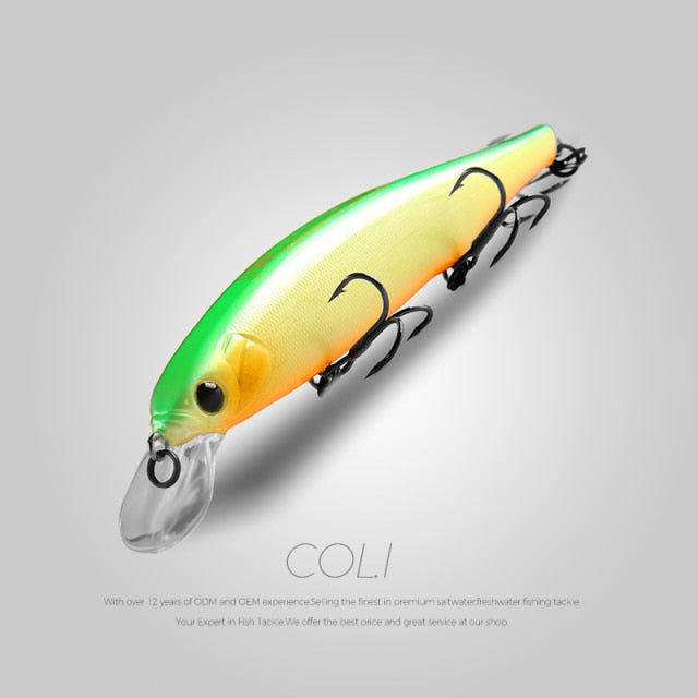 BEARKING Best price Riprizer 110 jerking bait 11cm 15g dive 1.5m Wobblers Carp Fishing Lures Artificial Baits tackles