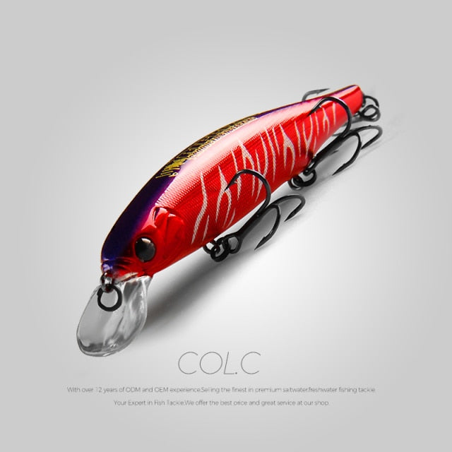 BEARKING Best price Riprizer 110 jerking bait 11cm 15g dive 1.5m Wobblers Carp Fishing Lures Artificial Baits tackles