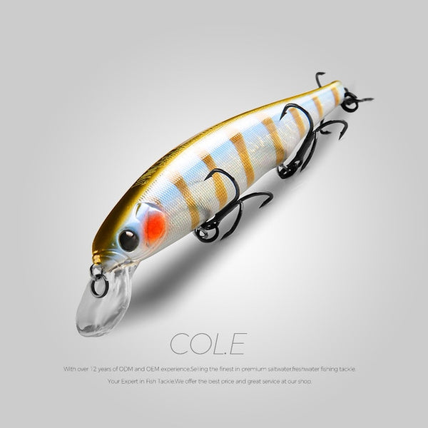 BEARKING Best price Riprizer 110 jerking bait 11cm 15g dive 1.5m Wobblers Carp Fishing Lures Artificial Baits tackles