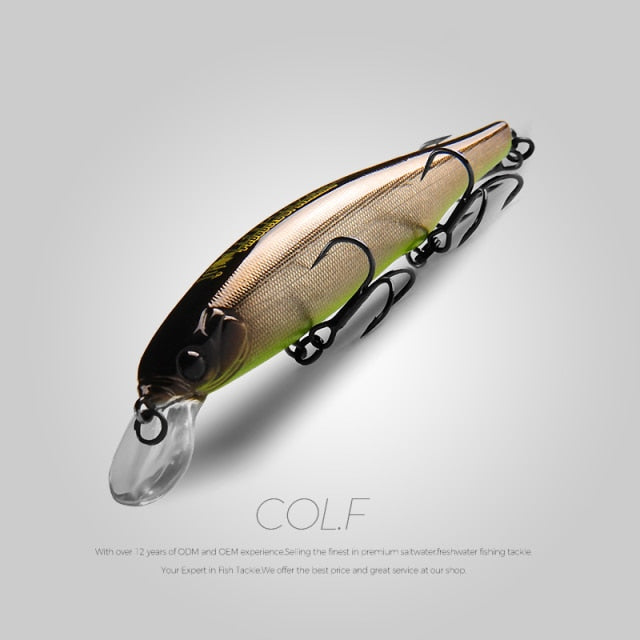 BEARKING Best price Riprizer 110 jerking bait 11cm 15g dive 1.5m Wobblers Carp Fishing Lures Artificial Baits tackles