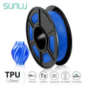 SUNLU TPU 0.5kg Flexible Filament with full color 1.75mm for Flexible DIY gift or model printing ship with 5 pieces
