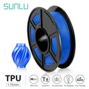 SUNLU TPU 0.5kg Flexible Filament with full color 1.75mm for Flexible DIY gift or model printing ship with 5 pieces