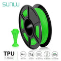 SUNLU TPU 0.5kg Flexible Filament with full color 1.75mm for Flexible DIY gift or model printing ship with 5 pieces