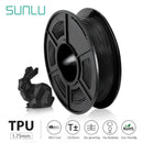 SUNLU TPU 0.5kg Flexible Filament with full color 1.75mm for Flexible DIY gift or model printing ship with 5 pieces