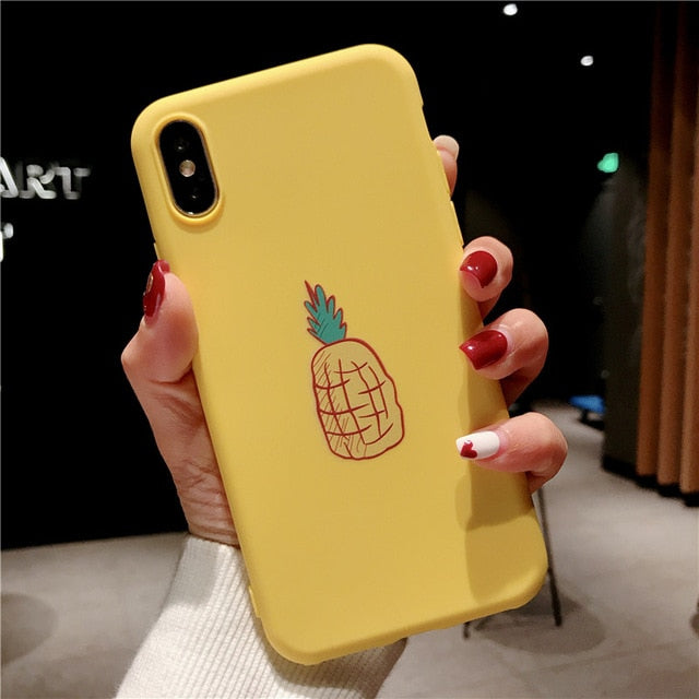 Cartoon Funny Banana Phone Cases For iPhone 11 Pro X 7 8 XR XS Max 6 6s Plus 5 5s SE
