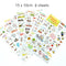 Cute Molang Rabbit Cartoon Animals Sticker Pvc Cartoon Stickers Diary Sticker Scrapbook Decoration Stationery Stickers