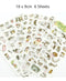 Cute Molang Rabbit Cartoon Animals Sticker Pvc Cartoon Stickers Diary Sticker Scrapbook Decoration Stationery Stickers