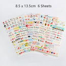 Cute Molang Rabbit Cartoon Animals Sticker Pvc Cartoon Stickers Diary Sticker Scrapbook Decoration Stationery Stickers