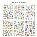 Cute Molang Rabbit Cartoon Animals Sticker Pvc Cartoon Stickers Diary Sticker Scrapbook Decoration Stationery Stickers