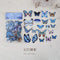 40pcs/pack Butterfly Stickers Diary Sealing Label Sticker Decal Travel Sticker Diy Scrapbooking Diary Planner Albums Decoration