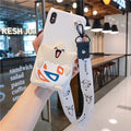 3D Cartoon Zipper Wallet soft Phone cover for iphone X XR XS 11 pro MAX 7 8 6S plus for samsung S9 S10 Note case