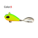 OUTKIT New Metal Mini VIB With Spoon Fishing Lure 6g10g17g25g 2cm Fishing Tackle Pin Crankbait Vibration Spinner Sinking Bait