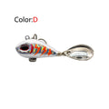 OUTKIT New Metal Mini VIB With Spoon Fishing Lure 6g10g17g25g 2cm Fishing Tackle Pin Crankbait Vibration Spinner Sinking Bait