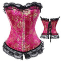 X Sexy Women steampunk clothing gothic Plus Size Corsets Lace Up boned Overbust Bustier Waist Cincher Body shaper corselet S-6XL