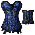 X Sexy Women steampunk clothing gothic Plus Size Corsets Lace Up boned Overbust Bustier Waist Cincher Body shaper corselet S-6XL