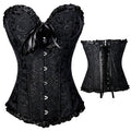 X Sexy Women steampunk clothing gothic Plus Size Corsets Lace Up boned Overbust Bustier Waist Cincher Body shaper corselet S-6XL