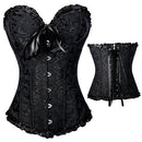 X Sexy Women steampunk clothing gothic Plus Size Corsets Lace Up boned Overbust Bustier Waist Cincher Body shaper corselet S-6XL