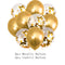 10/14pcs Metallic Balloons Heart Star Gold Confetti Balloon Birthday Party Decoration Kids Adult Air Balls globos Wedding Decor