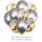 10/14pcs Metallic Balloons Heart Star Gold Confetti Balloon Birthday Party Decoration Kids Adult Air Balls globos Wedding Decor