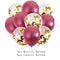 10/14pcs Metallic Balloons Heart Star Gold Confetti Balloon Birthday Party Decoration Kids Adult Air Balls globos Wedding Decor