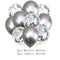 10/14pcs Metallic Balloons Heart Star Gold Confetti Balloon Birthday Party Decoration Kids Adult Air Balls globos Wedding Decor