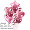 10/14pcs Metallic Balloons Heart Star Gold Confetti Balloon Birthday Party Decoration Kids Adult Air Balls globos Wedding Decor