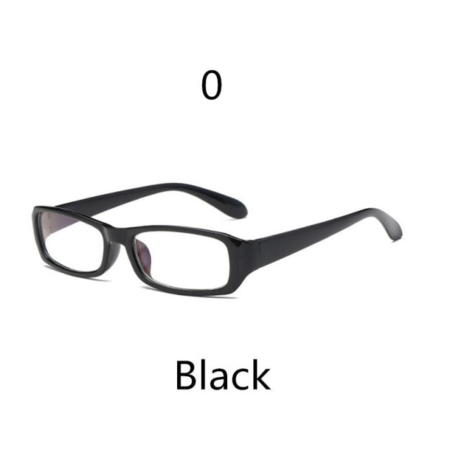 Elbru Anti-blue Light Square Myopia Glasses Women Men Finished Nearsighted Eyeglasses Diopter -1.0to -4.0 Unisex