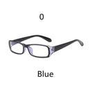 Elbru Anti-blue Light Square Myopia Glasses Women Men Finished Nearsighted Eyeglasses Diopter -1.0to -4.0 Unisex