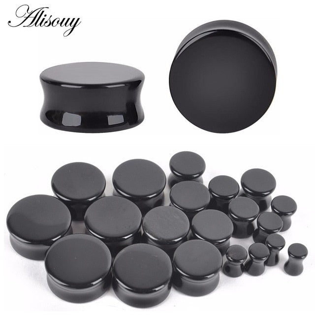 1PC Stone Ear Plugs Gauges Earrings Women Men Ear Plug Flesh Tunnel Piercing Expander Ear Stretcher Body Piercing Jewelry