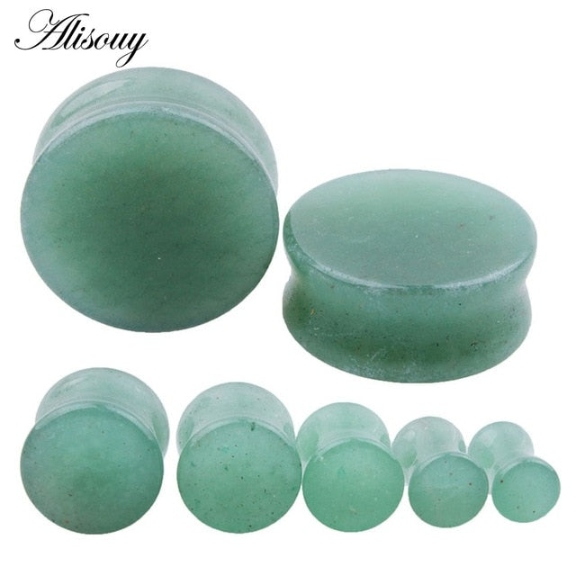 1PC Stone Ear Plugs Gauges Earrings Women Men Ear Plug Flesh Tunnel Piercing Expander Ear Stretcher Body Piercing Jewelry
